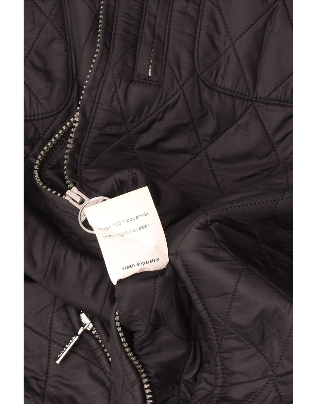 Barbour Chaqueta Acolchada Para Mujer UK 12 Mediana Poliamida Negra