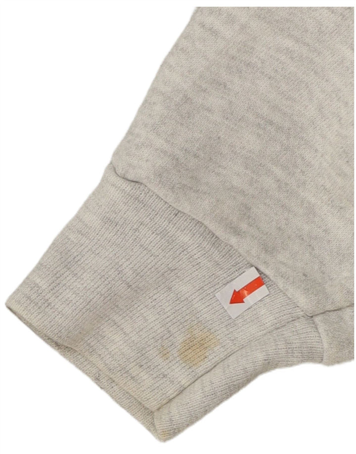 Lee Sudadera Con Estampado De Hombre Jersey Grande De Algodón Moteado Gris