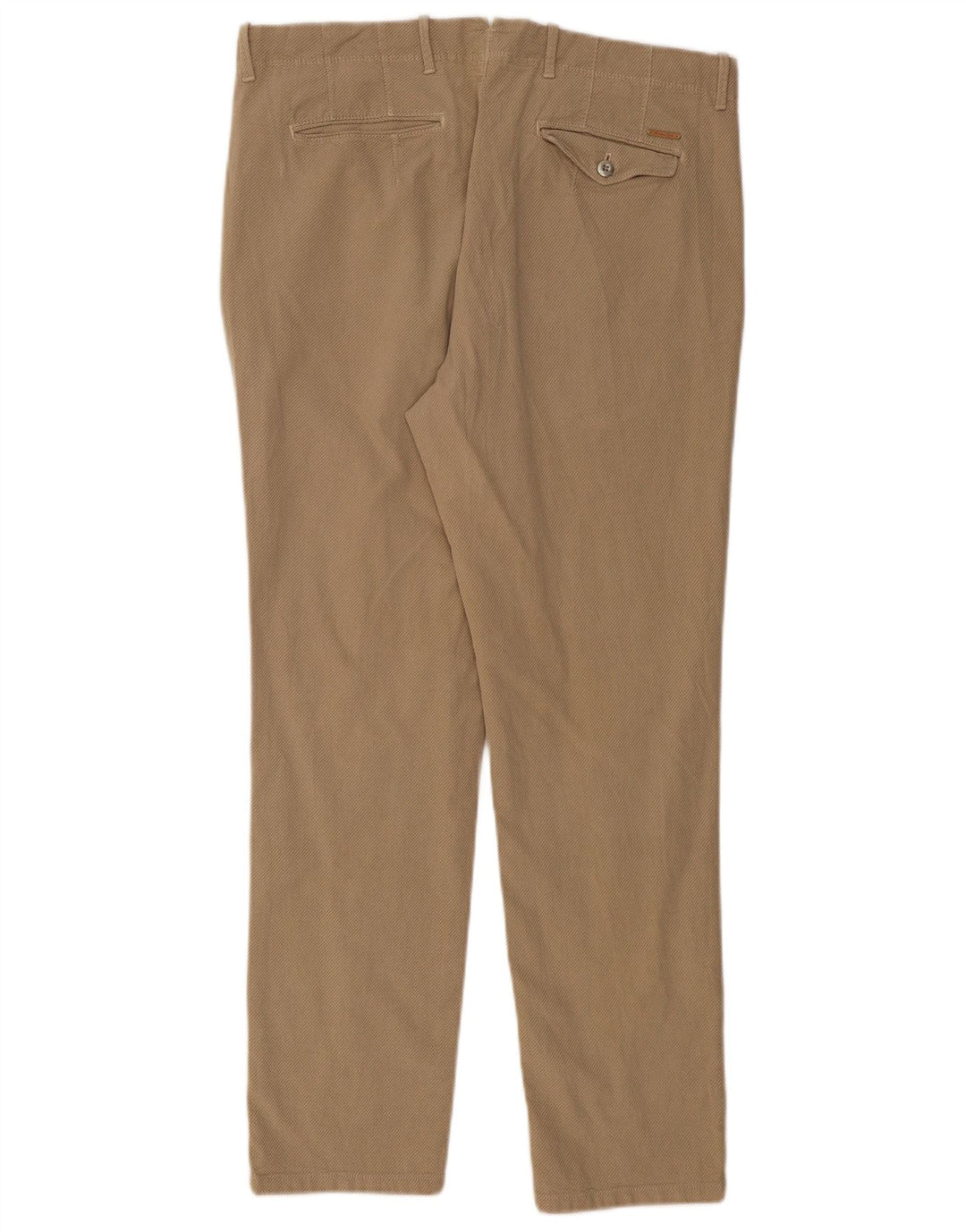 MASSIMO DUTTI Pantalón Chino Slim Fit Hombre EU 46 XL W36 L30 Algodón Beige