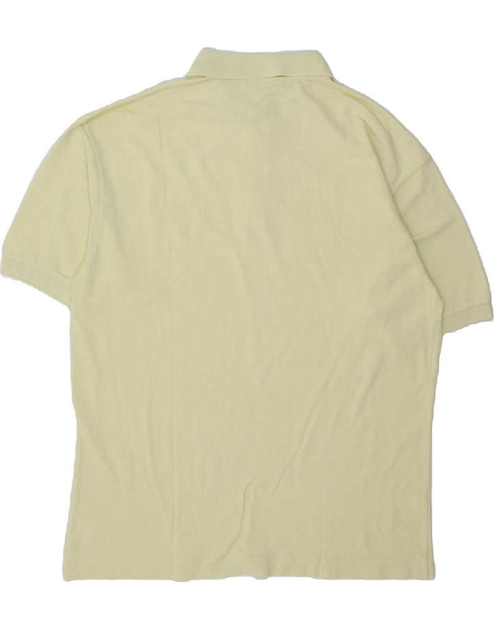 LOTTO Mens Polo Shirt Large Beige Cotton Vintage Lotto and Second-Hand Lotto from Messina Hembry 