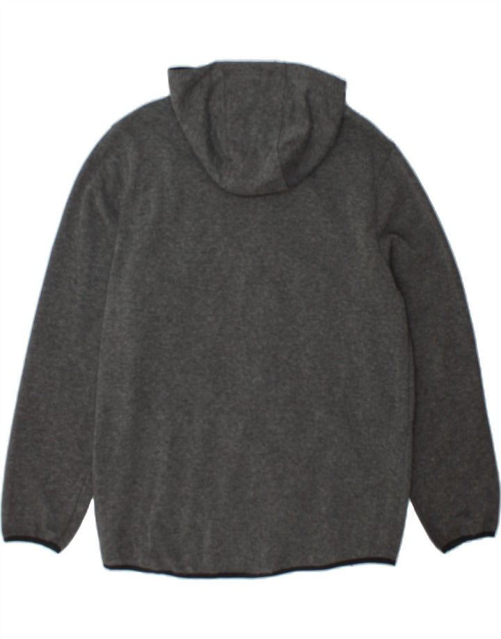 RUSSELL ATHLETIC Mens Zip Hoodie Sweater UK 38/40 Medium Grey Polyester Vintage Russell Athletic and Second-Hand Russell Athletic from Messina Hembry 