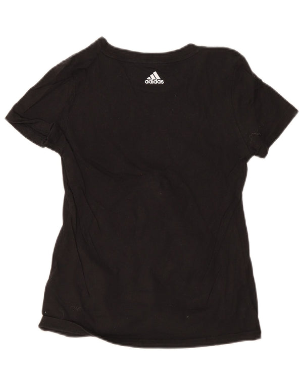 Adidas Camiseta gráfica para niña 11-12 años Negro Algodón