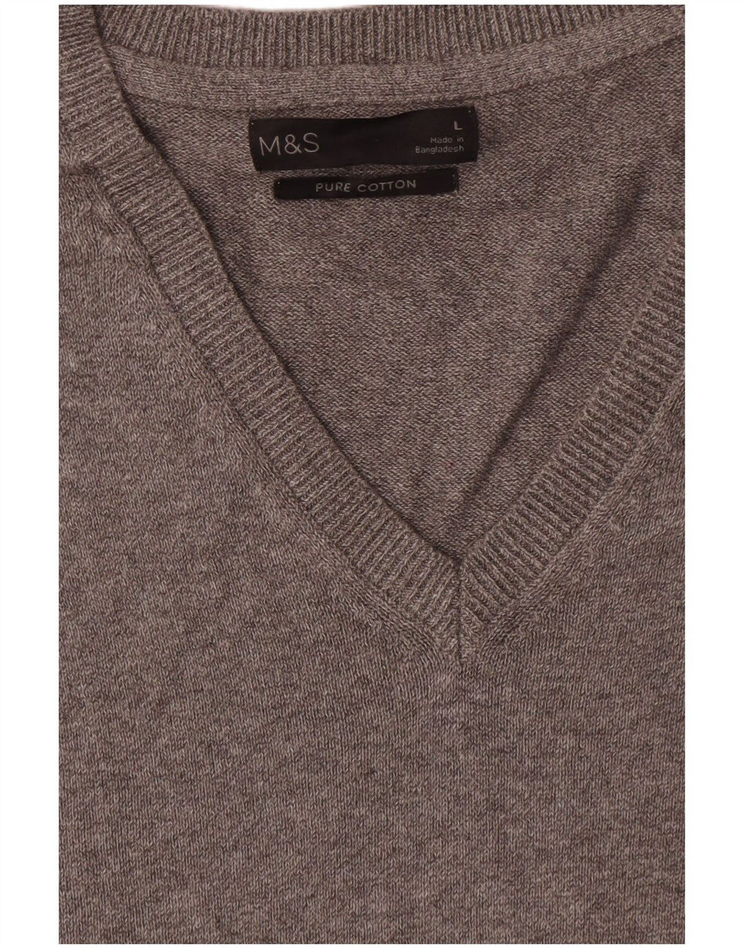 Marks & Spencer - Camiseta sin mangas para hombre, talla grande, algodón gris