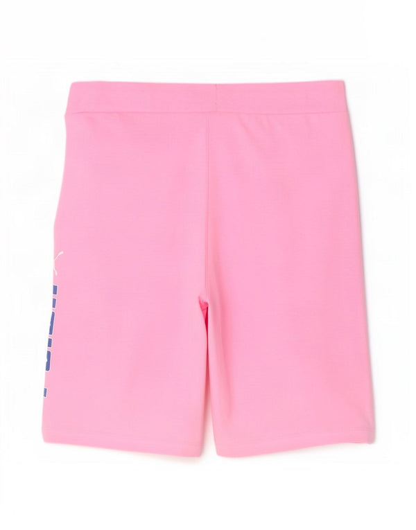 Puma Pantalones cortos deportivos gráficos para niña 15-16 años Algodón rosa