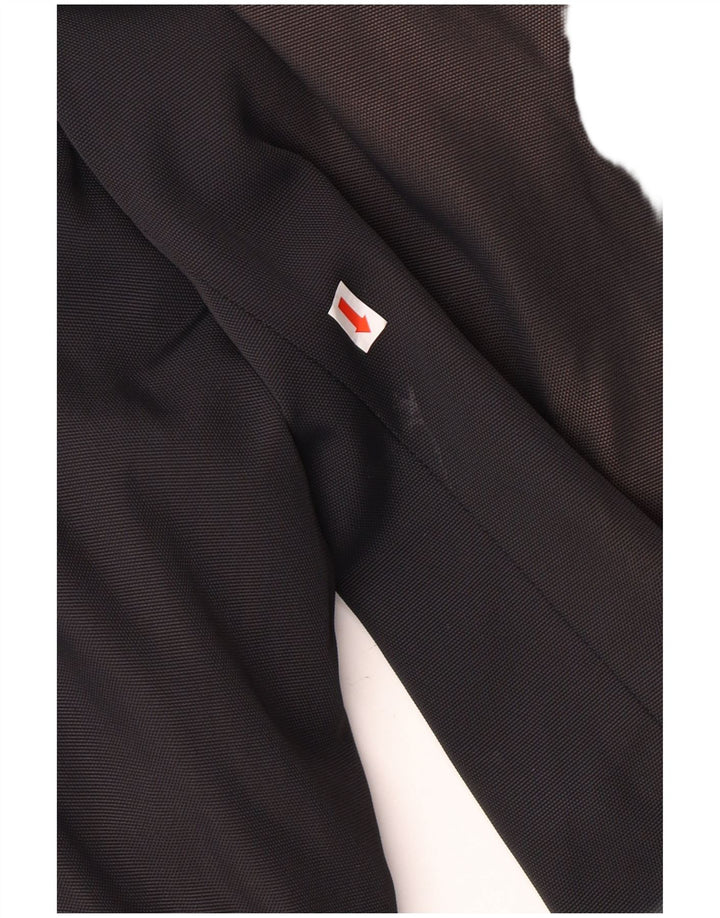 BURBERRY Abrigo para hombre UK 40 Grande Negro Poliamida Clásico