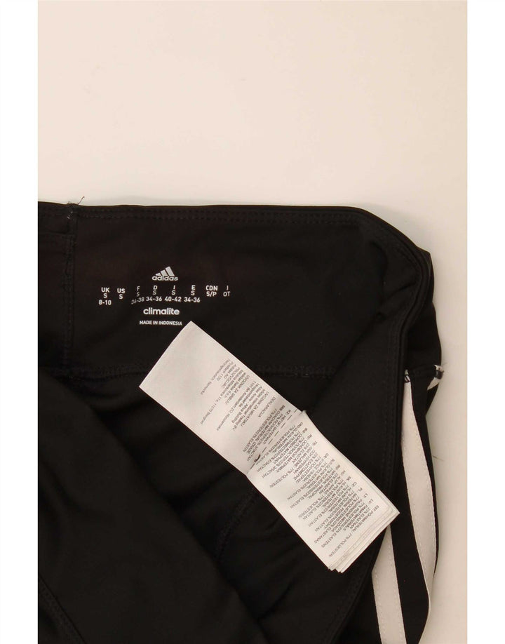 Adidas Leggings Climalite para mujer Reino Unido 8/10 Pequeño Negro Poliéster