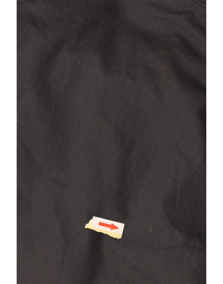 Superdry Chaqueta cortavientos con capucha para hombre, Reino Unido 40, logotipo azul marino grande