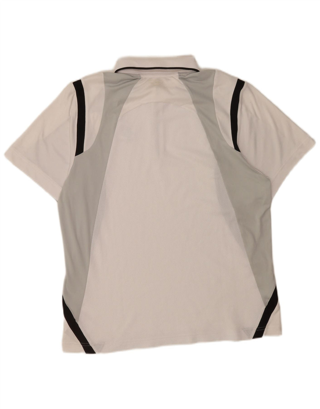 Polo Lotto Hombre Grande Blanco Colorblock Poliéster