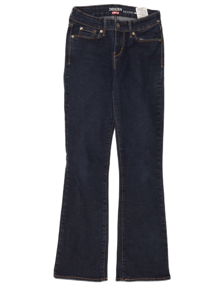 Levi's Mujer Denizen Modern Bootcut Jeans W26 L30 Algodón Azul Marino