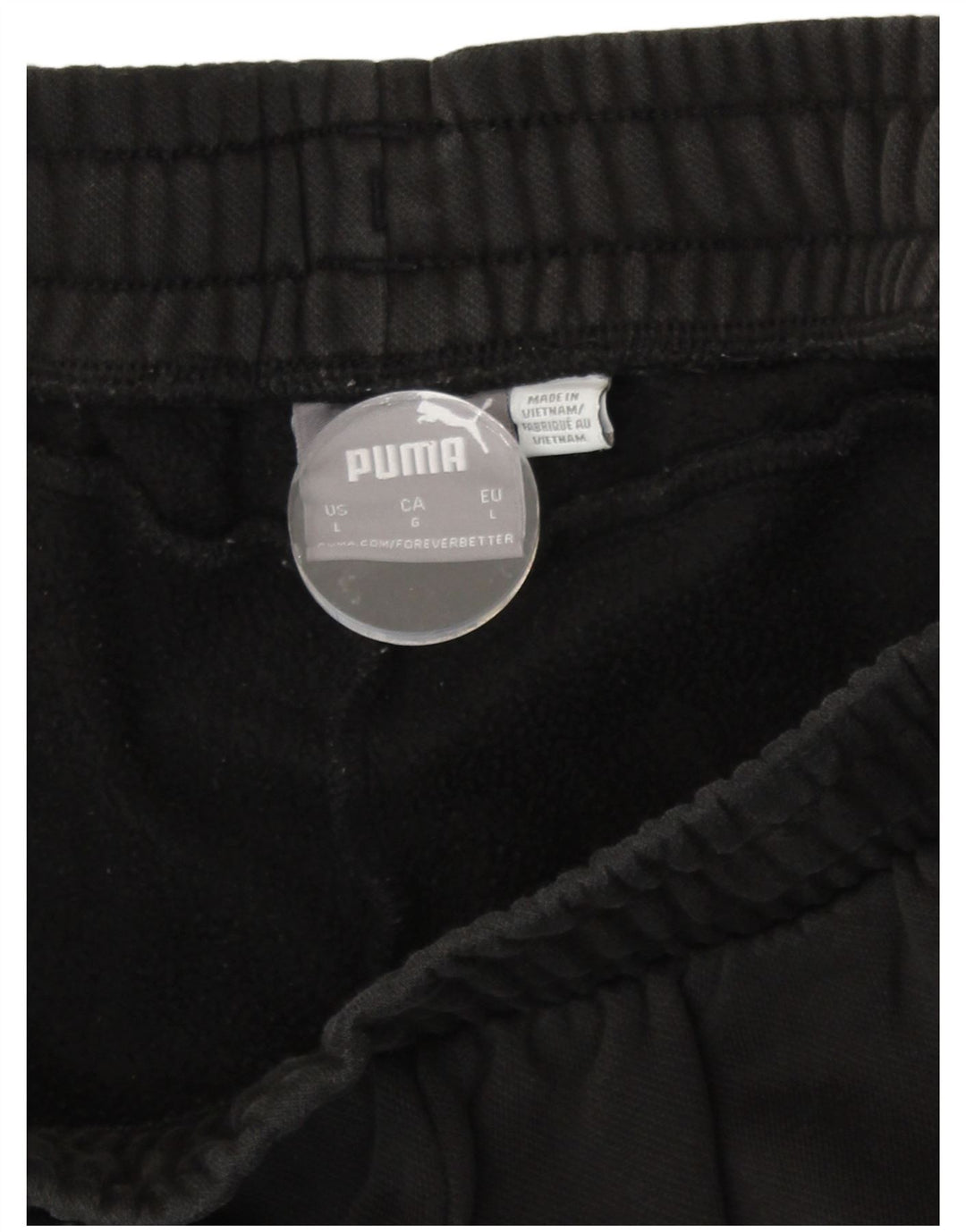 Puma - Pantalón de chándal para hombre, talla grande, color negro