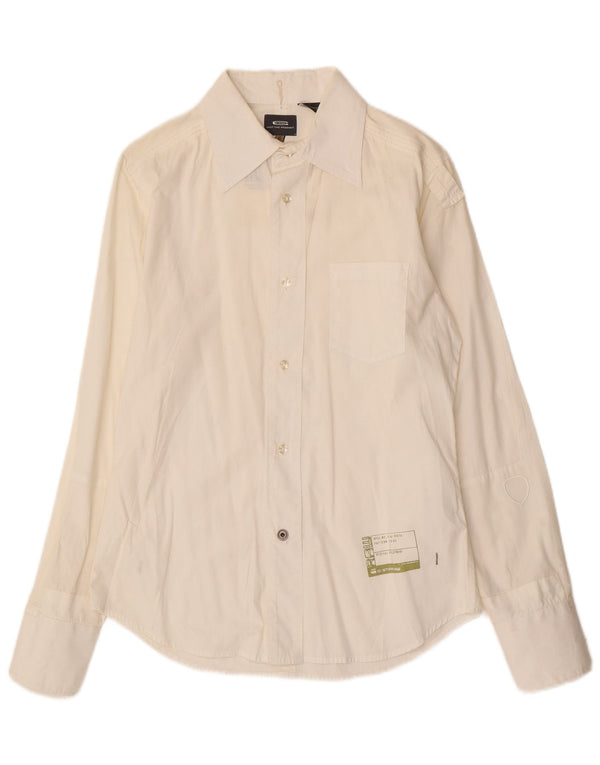 Camisa G-Star Hombre Pequeña Algodón Blanco