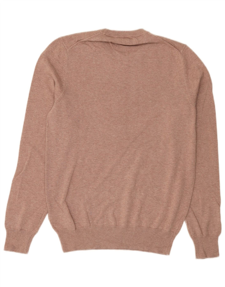Marks & Spencer Jersey de cuello redondo para hombre de algodón rosa medio