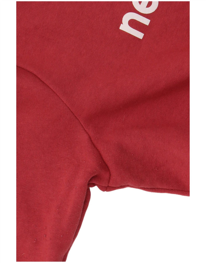 New Balance Hombre Sudadera Gráfica Jersey Pequeño Algodón Rojo