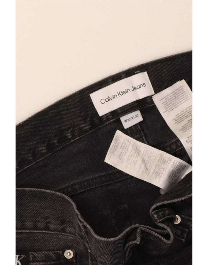 Calvin Klein Jeans rectos para hombre W32 L30 Algodón negro
