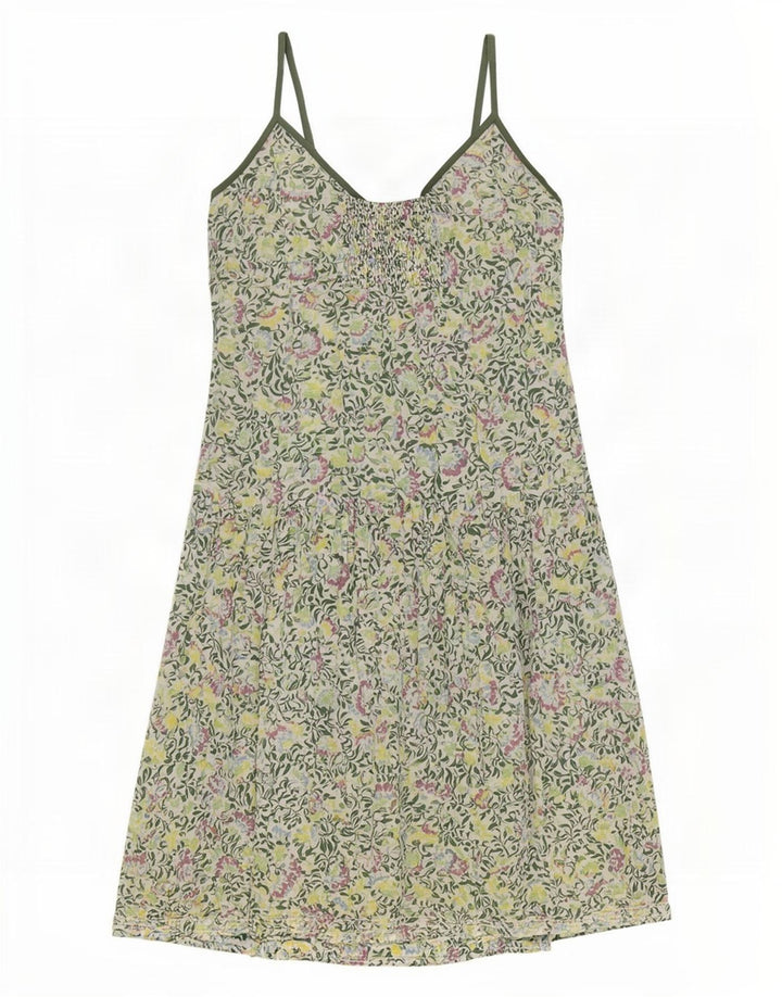 Vestido de verano para mujer Fat Face UK 8 Pequeño Verde Floral