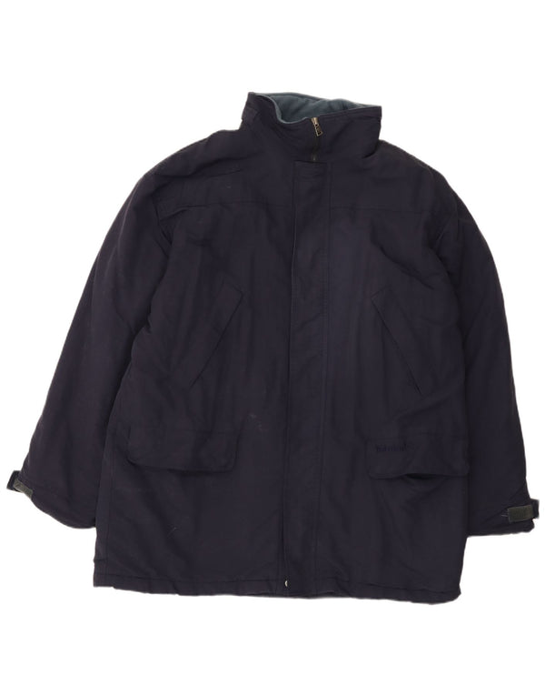 Timberland Chaqueta cortavientos holgada para hombre UK 40 Large Nylon azul marino