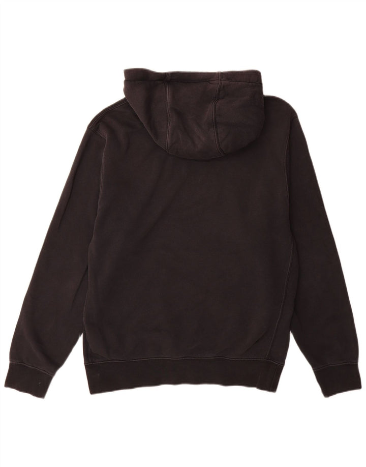 Nike Sudadera con capucha gráfica para hombre, talla pequeña, algodón negro