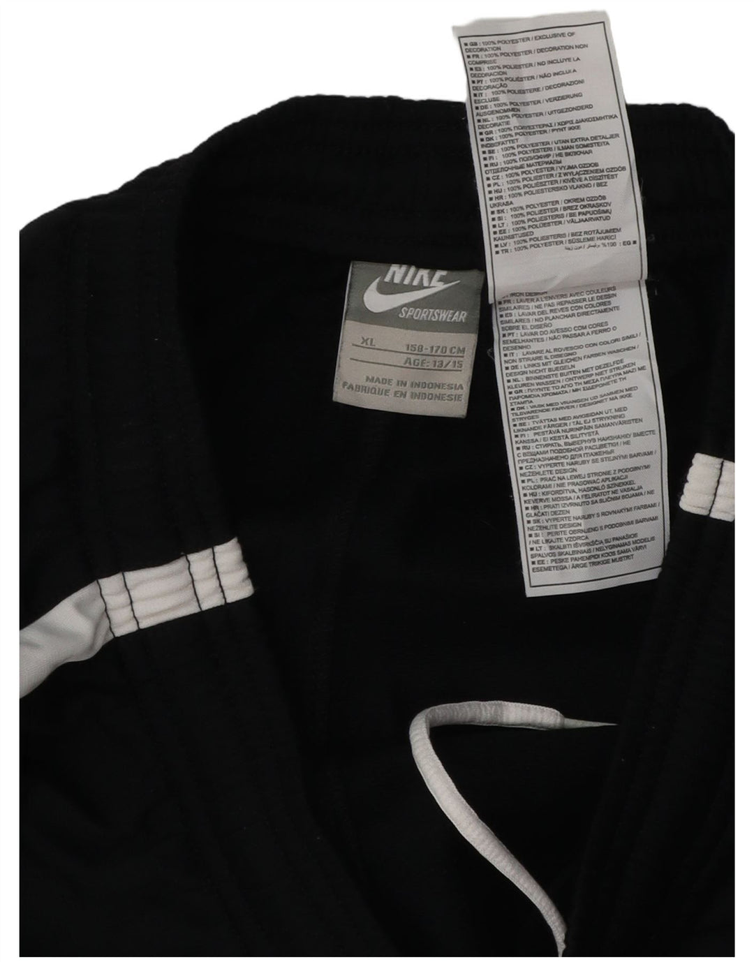 Pantalón Chándal Nike Niño 13-14 Años XL Negro Poliéster