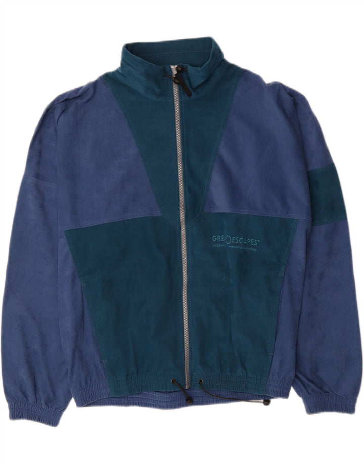 Great Escapes Chaqueta de chándal para hombre IT 52 Large Blue Colourblock