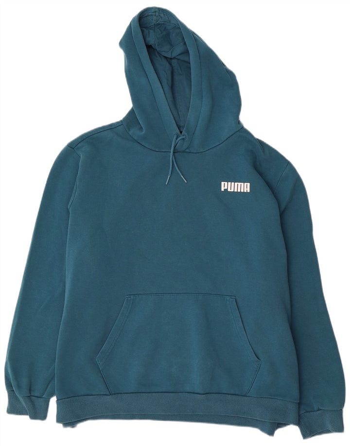 PUMA Jersey con capucha para hombre 2XL Poliéster azul