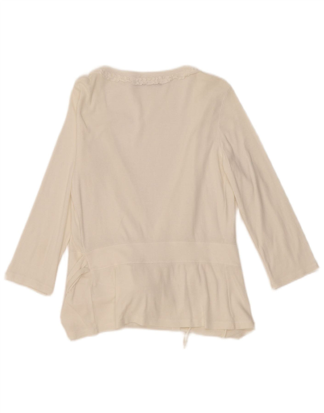 Playlife Blusa de manga 3/4 para mujer UK 8 Small White