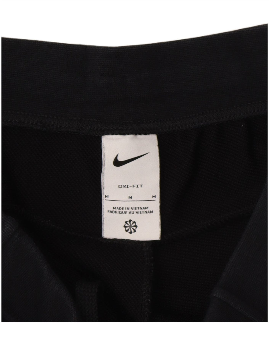 Nike - Pantalones cortos deportivos Dri Fit para hombre, algodón negro mediano