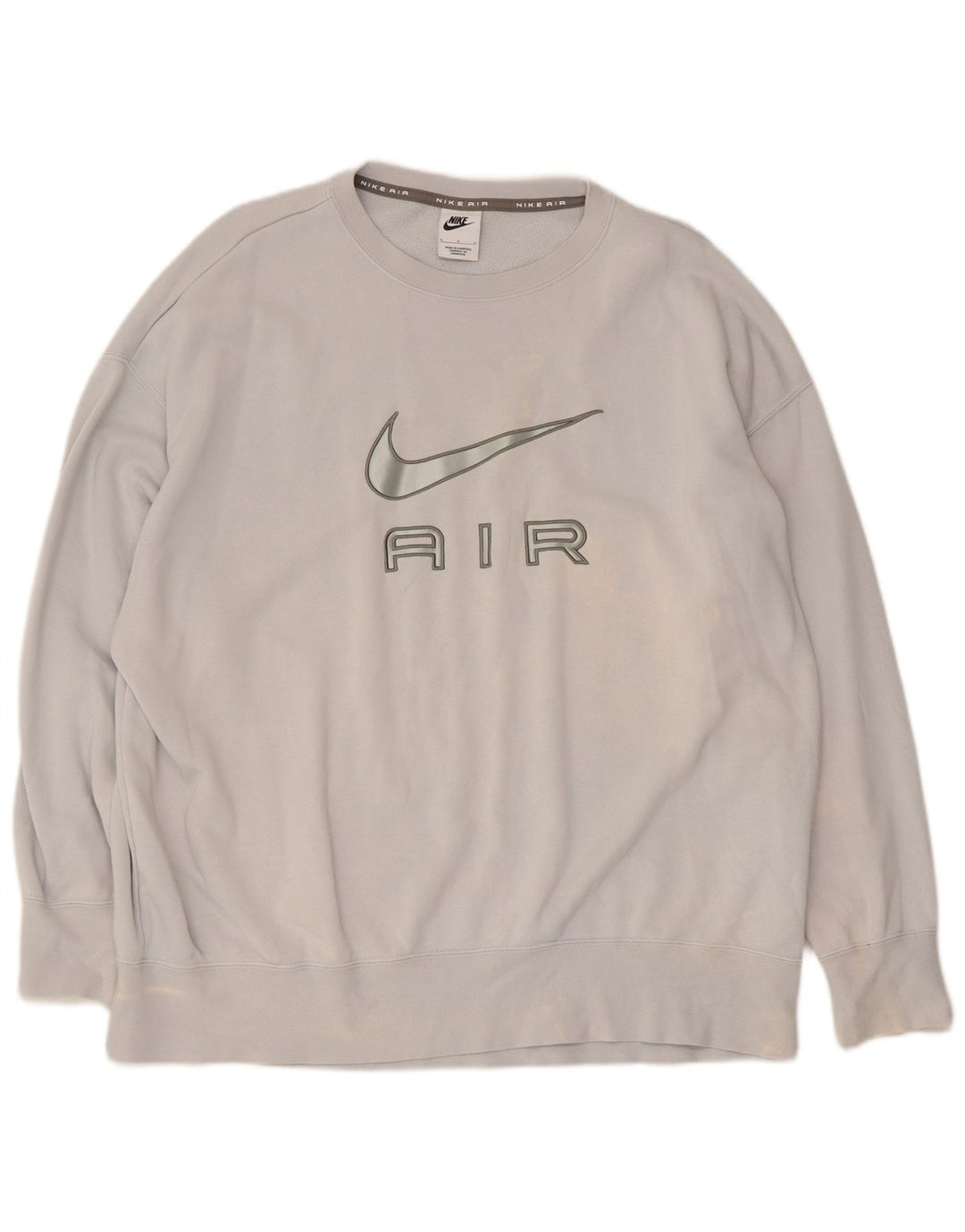 Nike - Sudadera con gráfico para hombre, talla grande, algodón azul