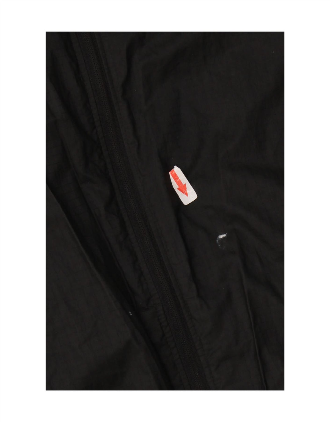 Nike - Chaqueta impermeable con capucha para mujer, talla M, poliéster negro