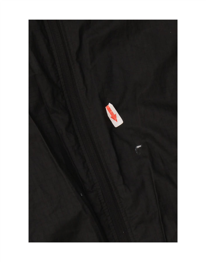 Nike - Chaqueta impermeable con capucha para mujer, talla M, poliéster negro