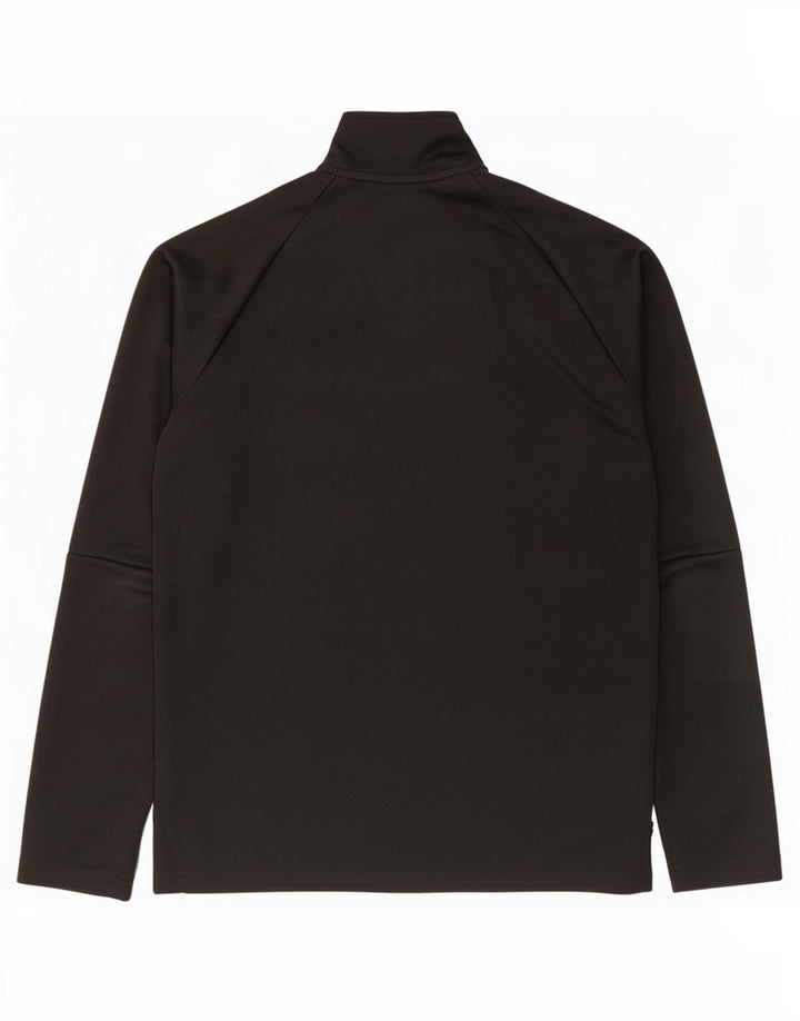 Adidas Climalite - Chándal con cremallera y cuello para hombre, color negro