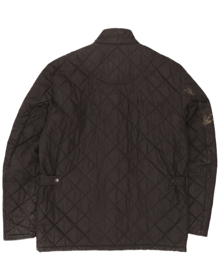 Barbour Chaqueta acolchada para hombre Reino Unido 40 Grande Negro