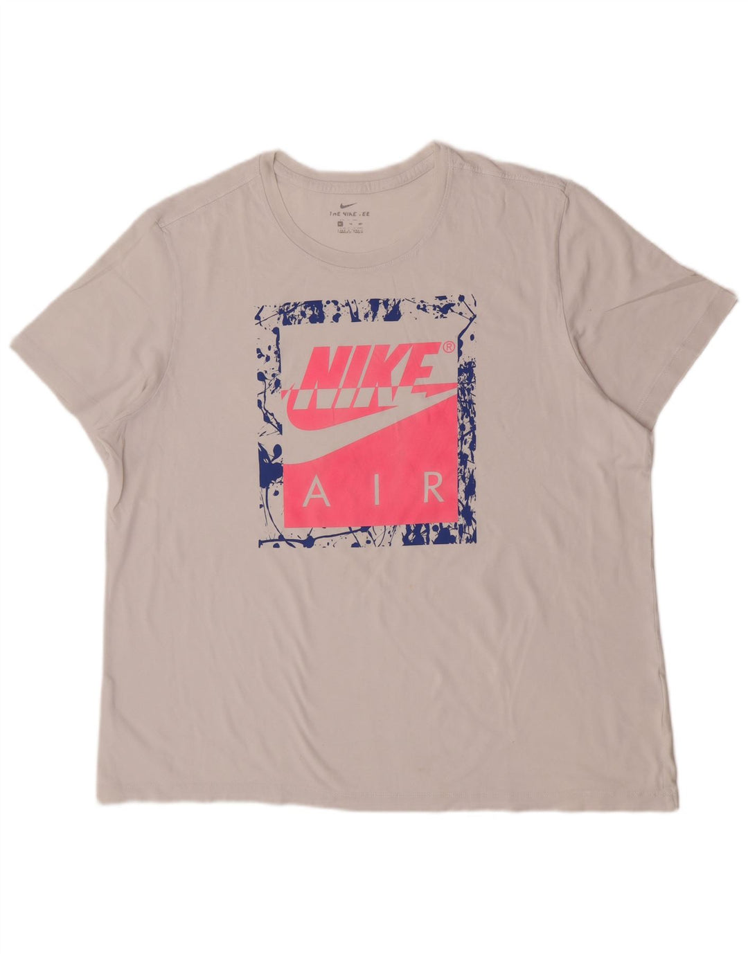 Nike Camiseta gráfica para hombre Top 2XL Algodón blanco