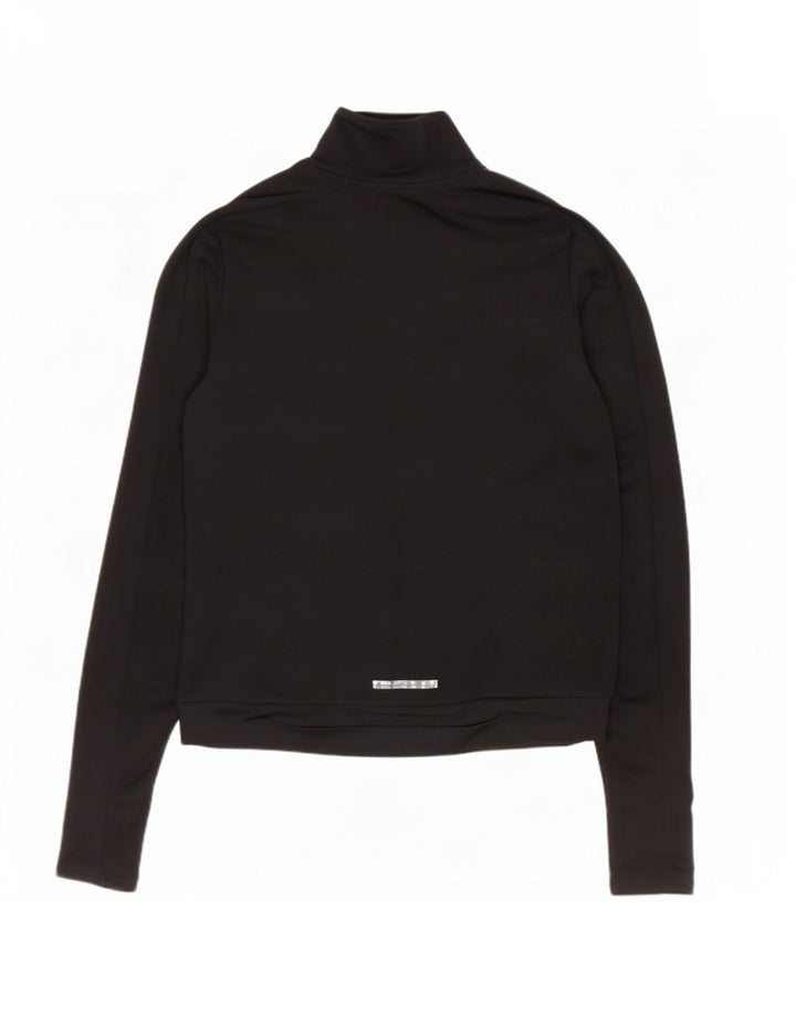 Nike Dri Fit - Chándal con cremallera y cuello para mujer, talla S, color negro
