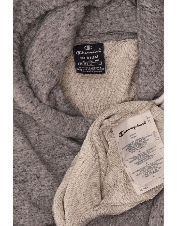 Champion Sudadera Con Capucha Jumper Gris Medio De Algodón Moteado