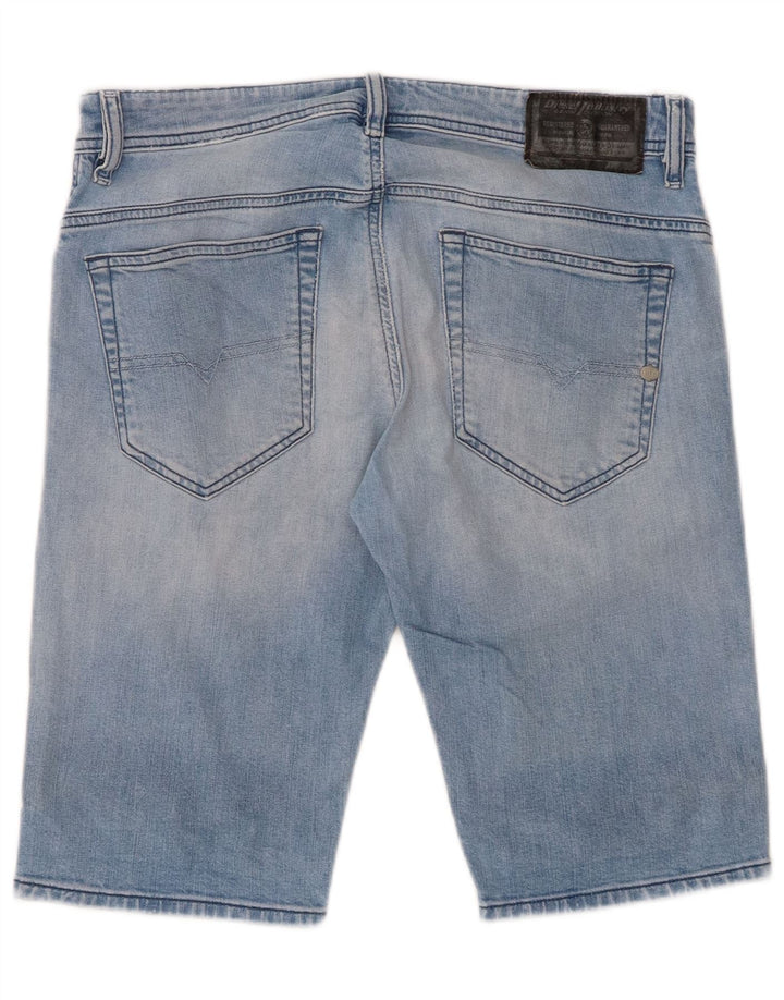 DIESEL Shorts Vaqueros Mujer W29 Azul Medio Algodón