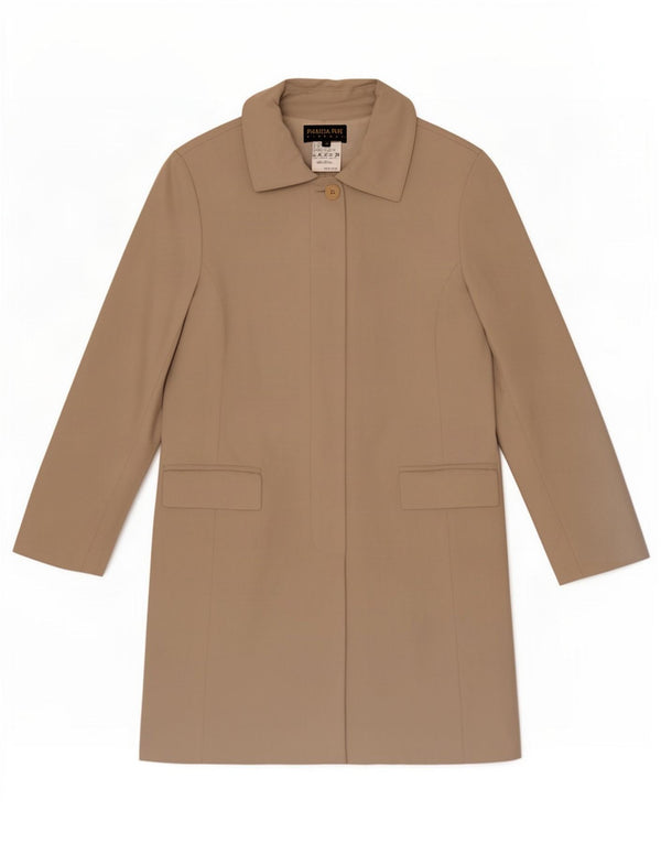 Patrizia Pepe Abrigo Mujer IT 42 Poliamida Beige Medio