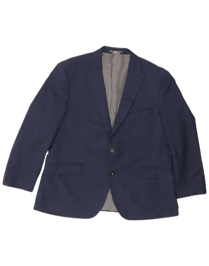 Marks & Spencer Chaqueta tipo blazer de 2 botones para hombre UK 46 3XL Azul marino