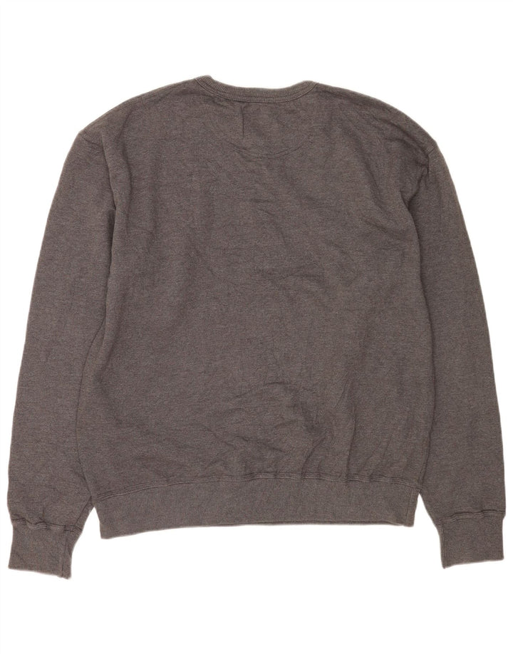 Champion Sudadera Gráfica para Hombre Jersey Grande De Algodón Gris