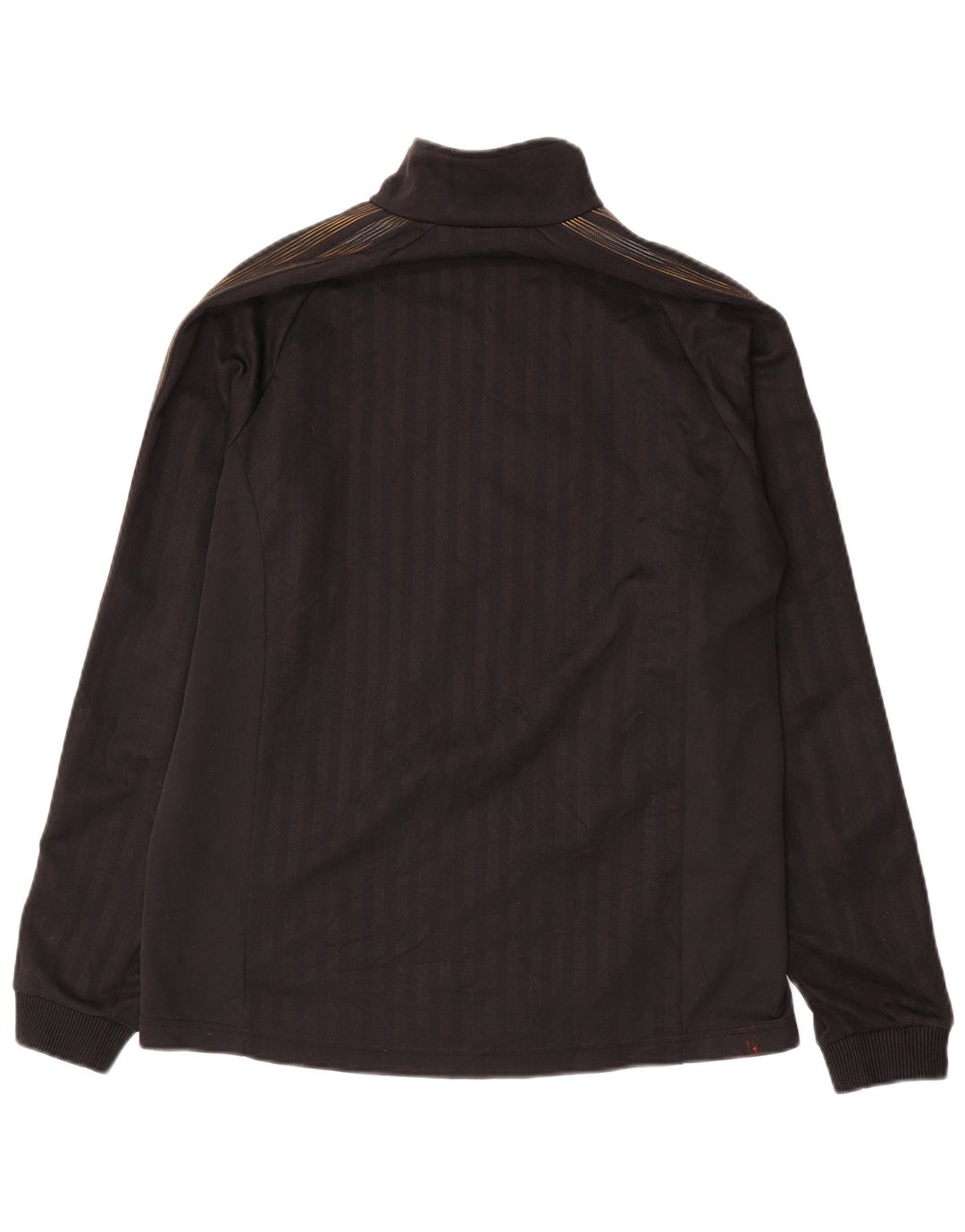 ADIDAS Chaqueta de chándal para hombre Reino Unido 38/40 Mediano Negro Rayas