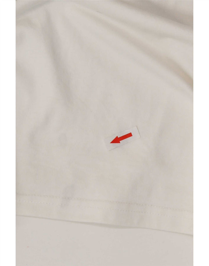 Converse - Camiseta gráfica para hombre, talla grande, algodón blanco