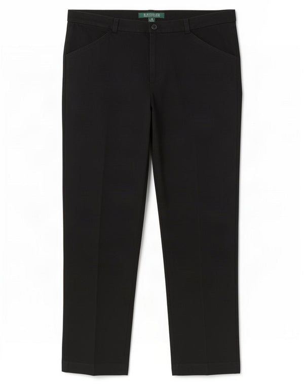 Ralph Lauren Pantalones rectos para mujer US 6 Medium W30 L26 Negro
