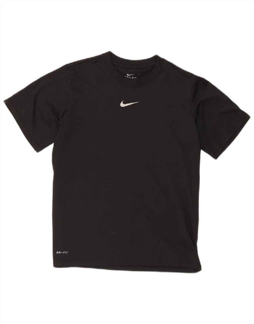 Nike Camiseta Dri Fit para niños 12-13 años Grande Poliéster Negro