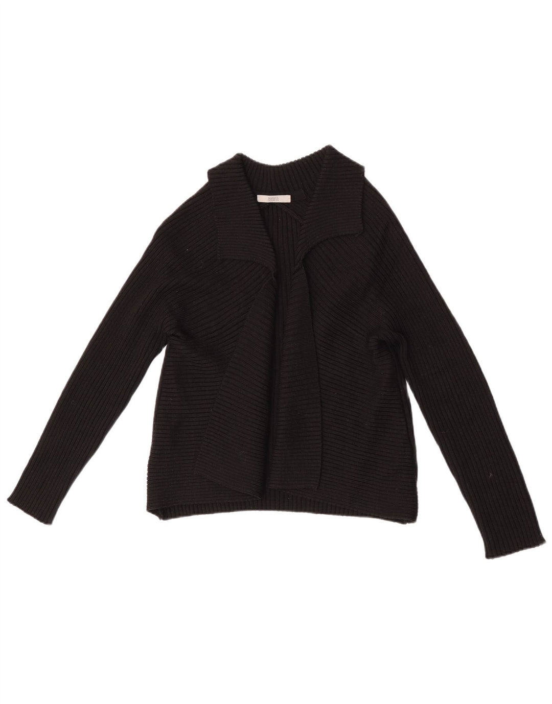Marks & Spencer Jersey Bolero Abierto para Mujer UK 12 Medium Negro Acrílico