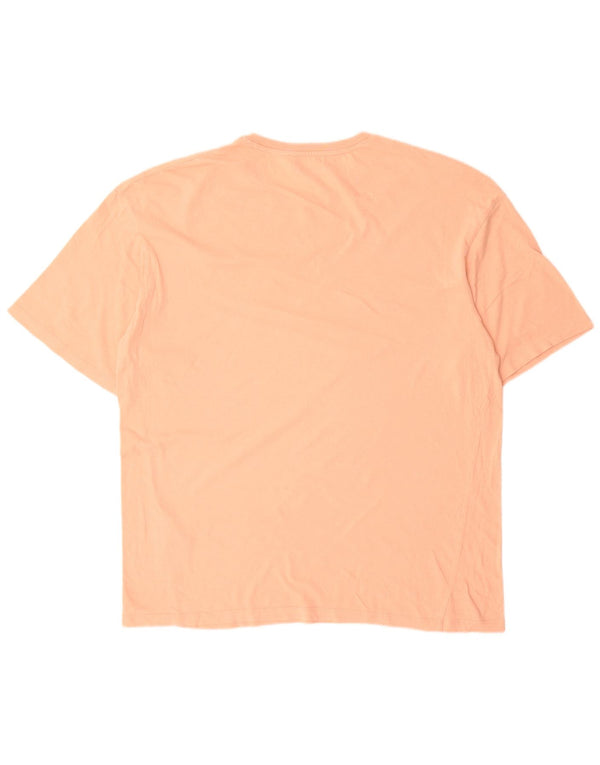 Jack & Jones Mens T-Shirt Top Medium Pink Cotton