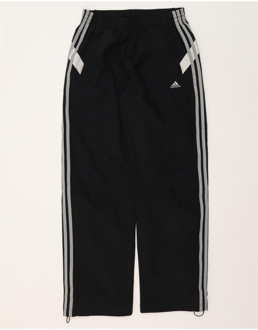 Pantalón de chándal ADIDAS Hombre Mediano Negro Colorblock Poliéster