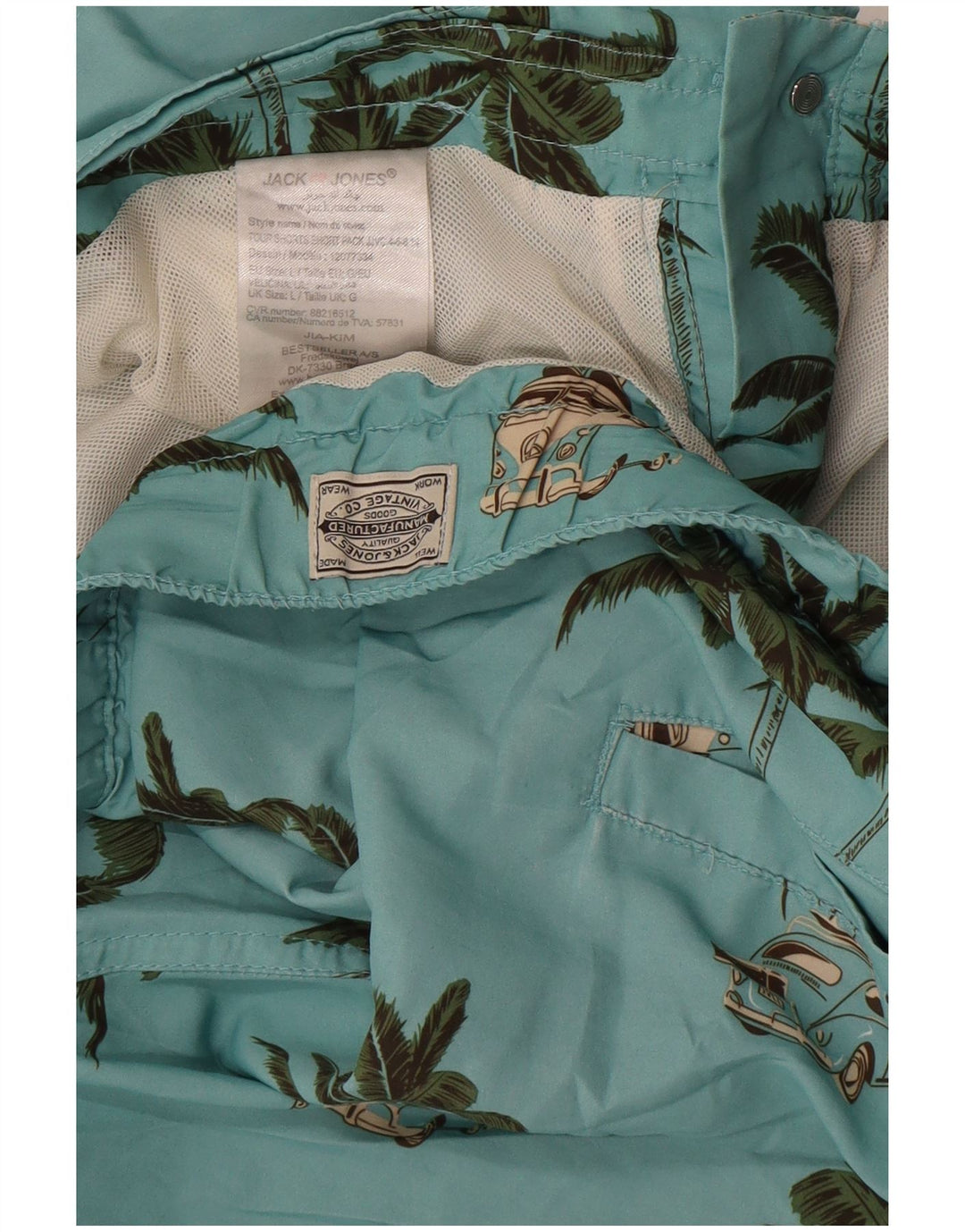 Bañador Jack & Jones Hombre Bañador Grande Azul Floral Poliéster