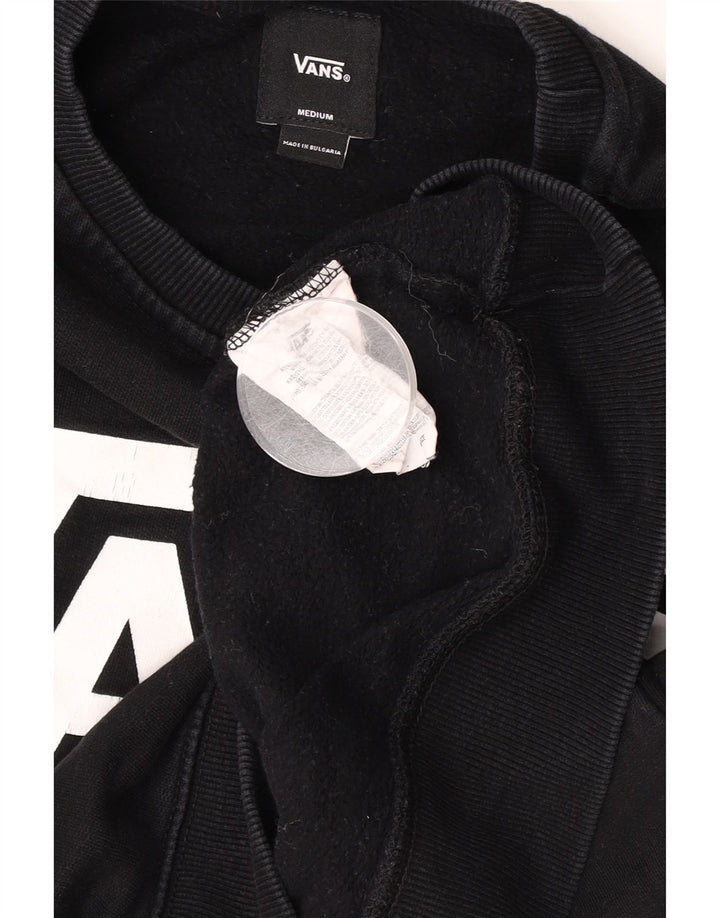 Vans Hombre Sudadera Gráfica Jumper Medium Negro Algodón