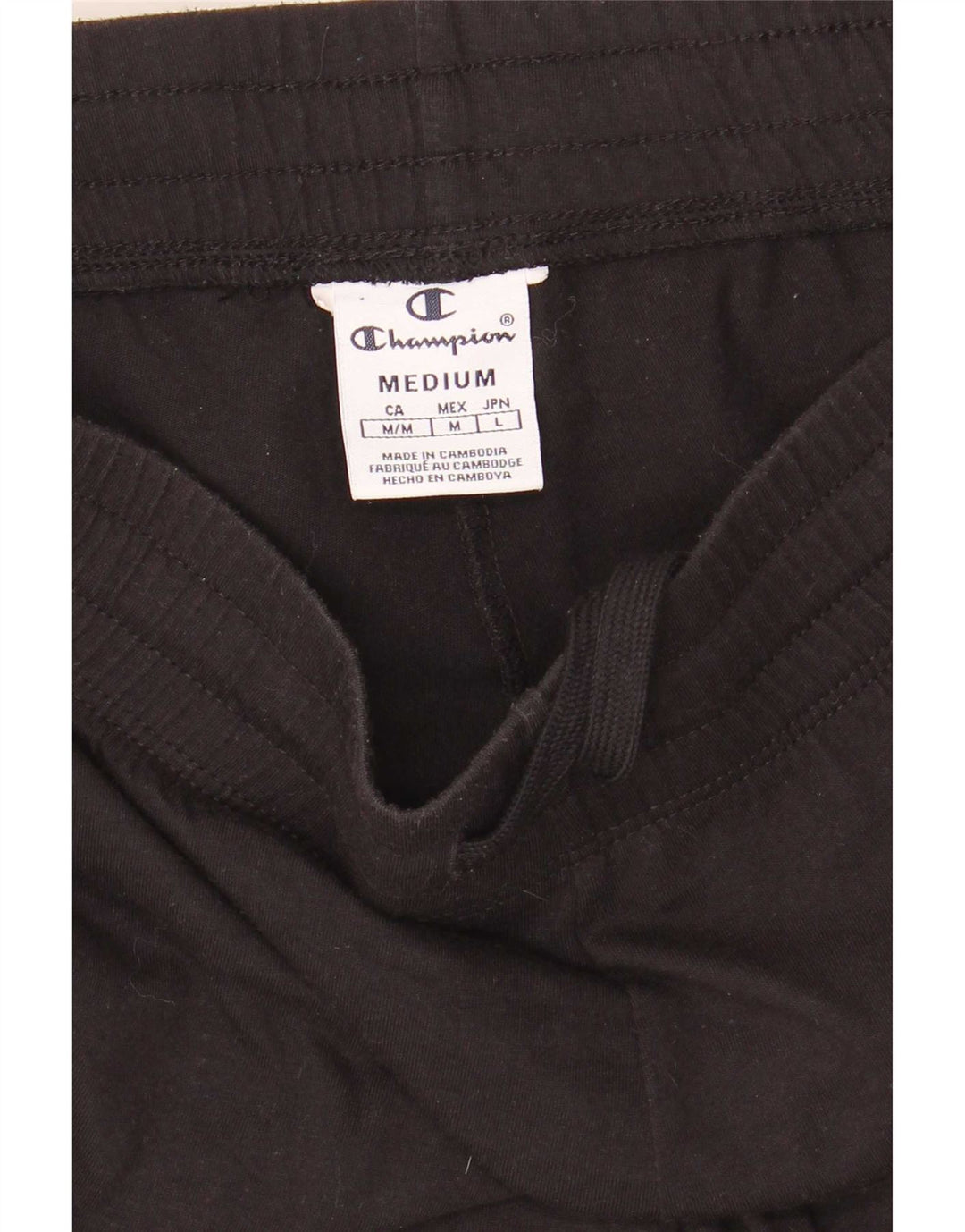 Champion Shorts deportivos gráficos para mujer Reino Unido 12 Mediano Negro