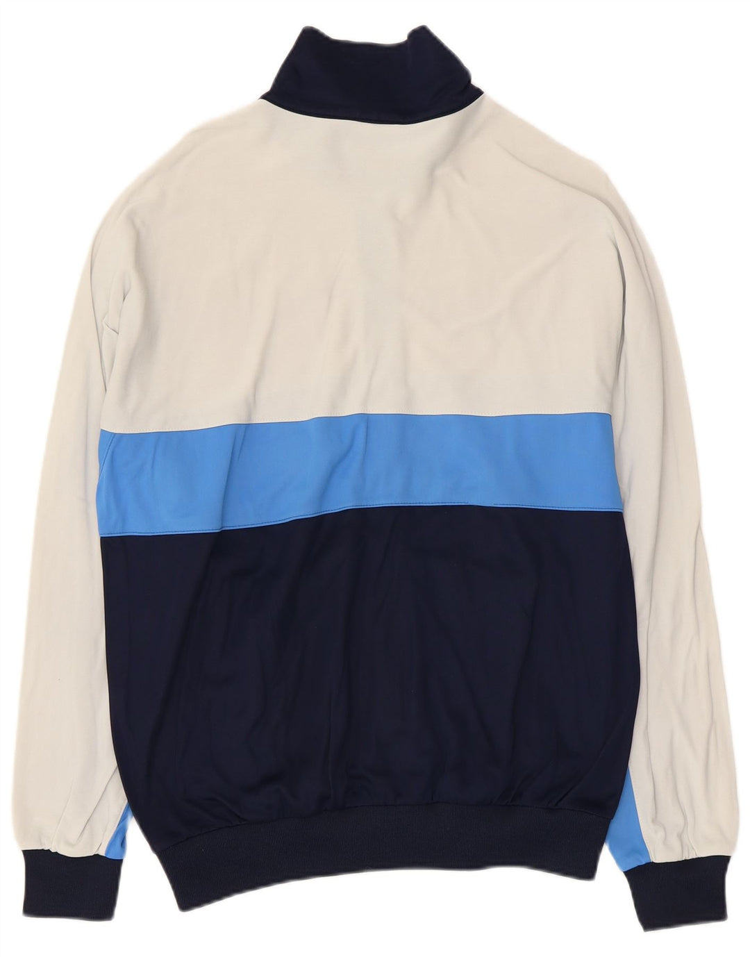 Lotto Hombre Chándal Top Jacket Medium Azul Marino Colorblock Poliamida