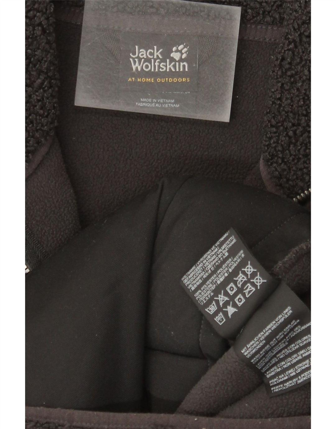 Jack Wolfskin Abrigo de forro polar extragrande para mujer UK 6 XS Poliéster gris